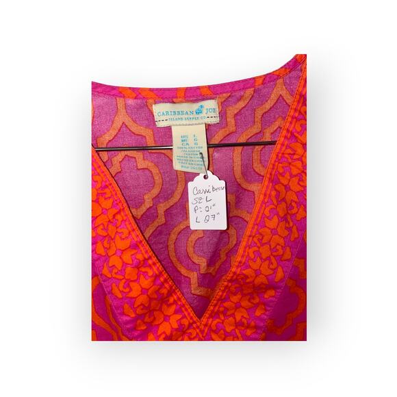 Caribbean Joe Ladies "Swim Suit Cover-up" Size Large EUC - Picture 2 of 2